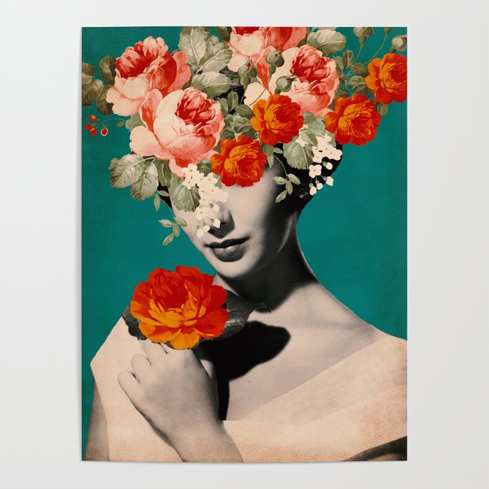 WOMAN WITH FLOWERS Poster Gallery Image 4