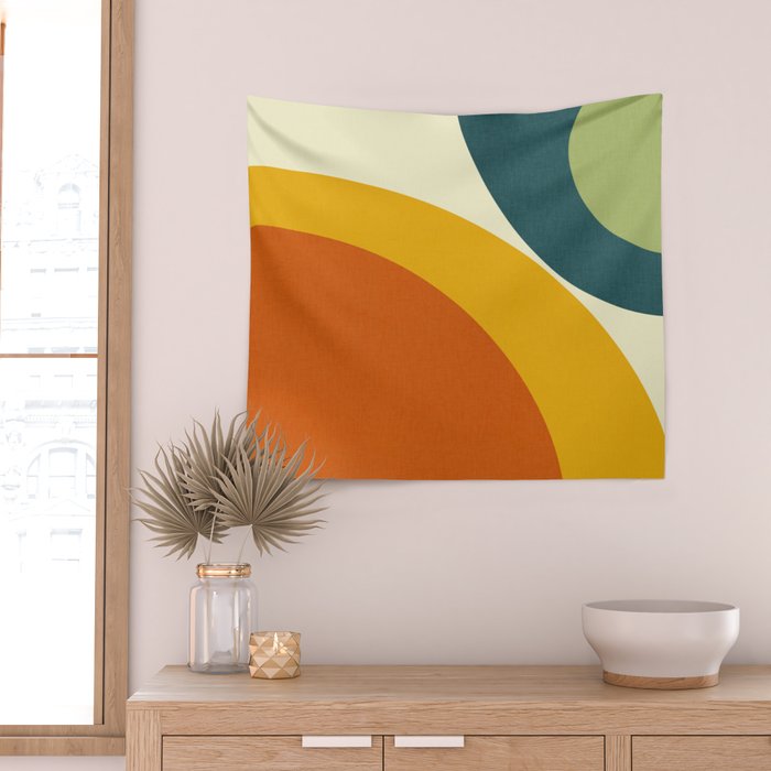 Geometric minimalism  6 Wall Tapestry Gallery Image 2