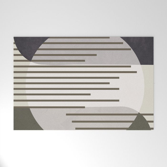 Abstract Geometric Art 50 Welcome Mat Gallery Image 1