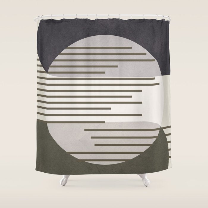 Abstract Geometric Art 50 Shower Curtain Gallery Image 1