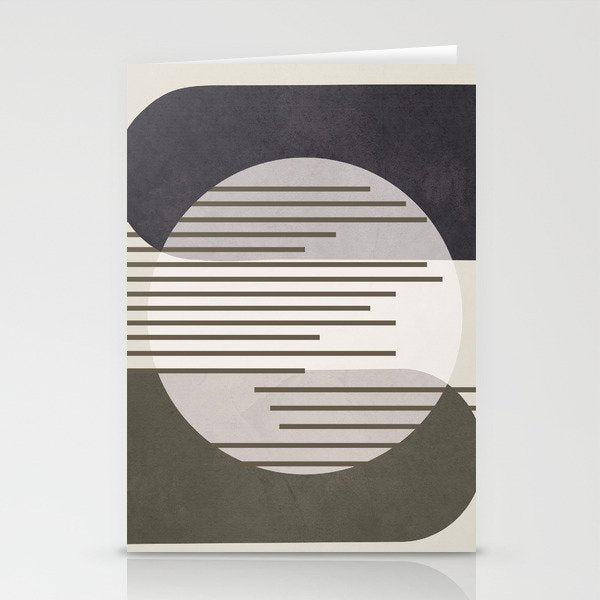 Abstract Geometric Art 50 Stationery Card Gallery Image 2