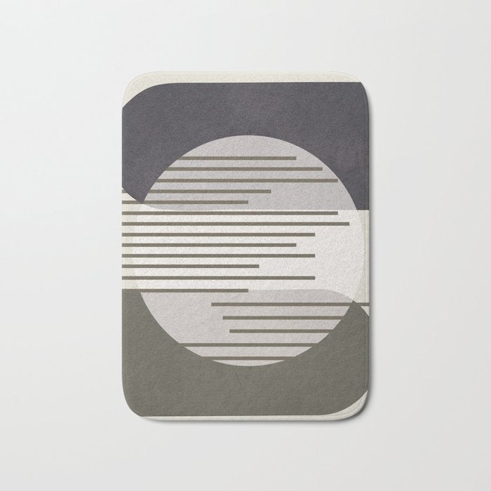Abstract Geometric Art 50 Bath Mat Gallery Image 1
