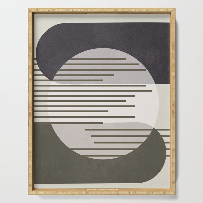 Abstract Geometric Art 50 Serving Tray Gallery Image 1