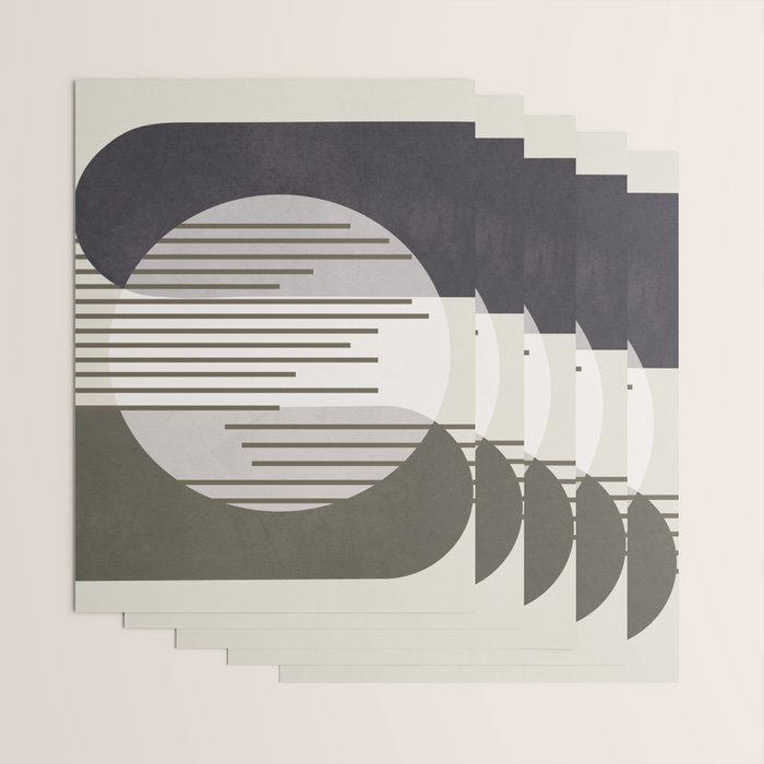 Abstract Geometric Art 50 Wrapping Paper Gallery Image 3