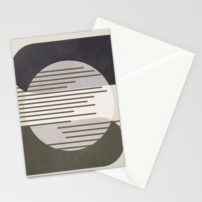 Abstract Geometric Art 50 Stationery Card Gallery Image 2