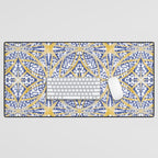 Tile wild leaves starry BY Desk Mat Gallery Image 1