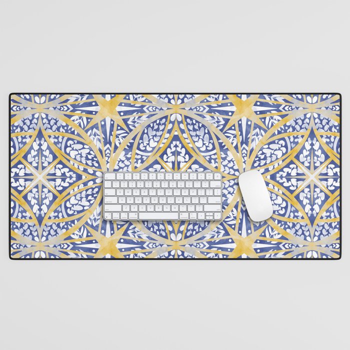 Tile wild leaves starry BY Desk Mat Gallery Image 1