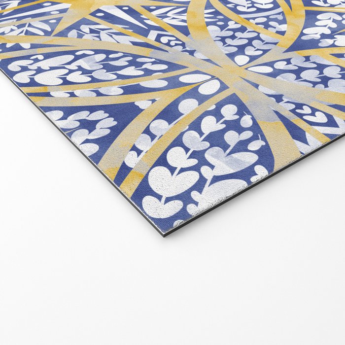 Tile wild leaves starry BY Welcome Mat Gallery Image 2