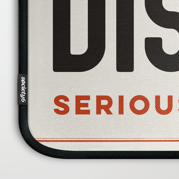 Please Do Not Disturb. Seriously Just Don't. Funny Office Laptop Sleeve Gallery Image 3