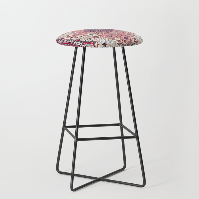 Bakhtiari West Central Persian Rug Print Stool Gallery Image 1