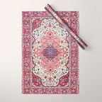 Bakhtiari West Central Persian Rug Print Wrapping Paper Gallery Image 1