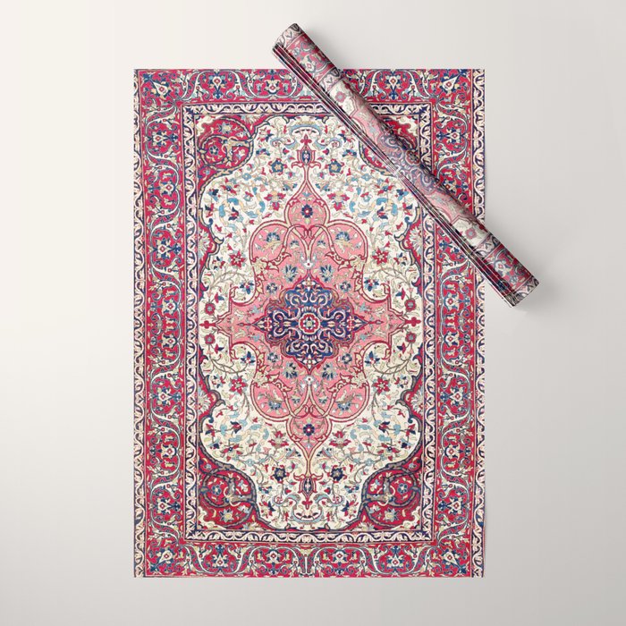 Bakhtiari West Central Persian Rug Print Wrapping Paper Gallery Image 1