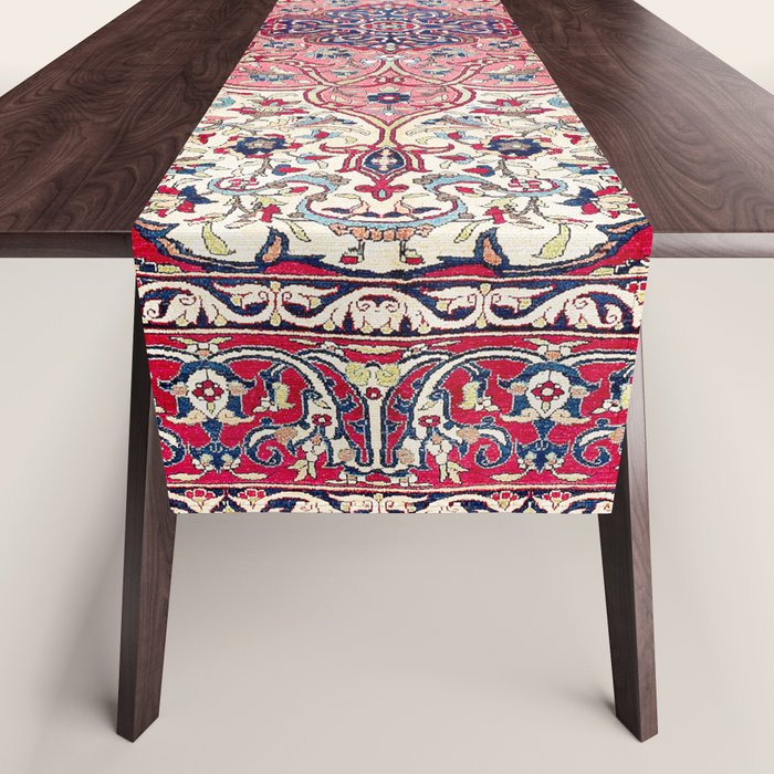 Bakhtiari West Central Persian Rug Print Table Runner Gallery Image 1