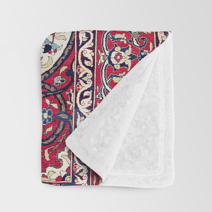 Bakhtiari West Central Persian Rug Print Throw Blanket Gallery Image 3