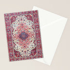 Bakhtiari West Central Persian Rug Print Stationery Card Gallery Image 2
