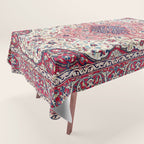 Bakhtiari West Central Persian Rug Print Tablecloth Gallery Image 1