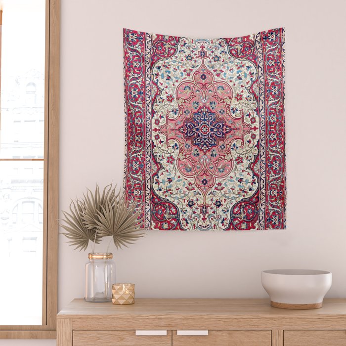 Bakhtiari West Central Persian Rug Print Wall Tapestry Gallery Image 2