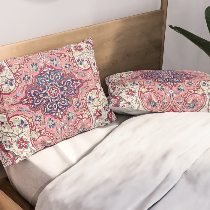 Bakhtiari West Central Persian Rug Print Pillow Sham Gallery Image 2