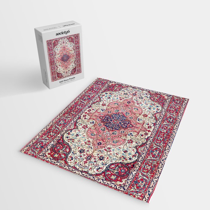 Bakhtiari West Central Persian Rug Print Jigsaw Puzzle Gallery Image 2