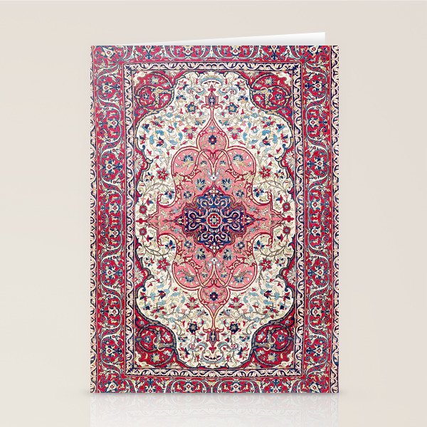 Bakhtiari West Central Persian Rug Print Stationery Card Gallery Image 2