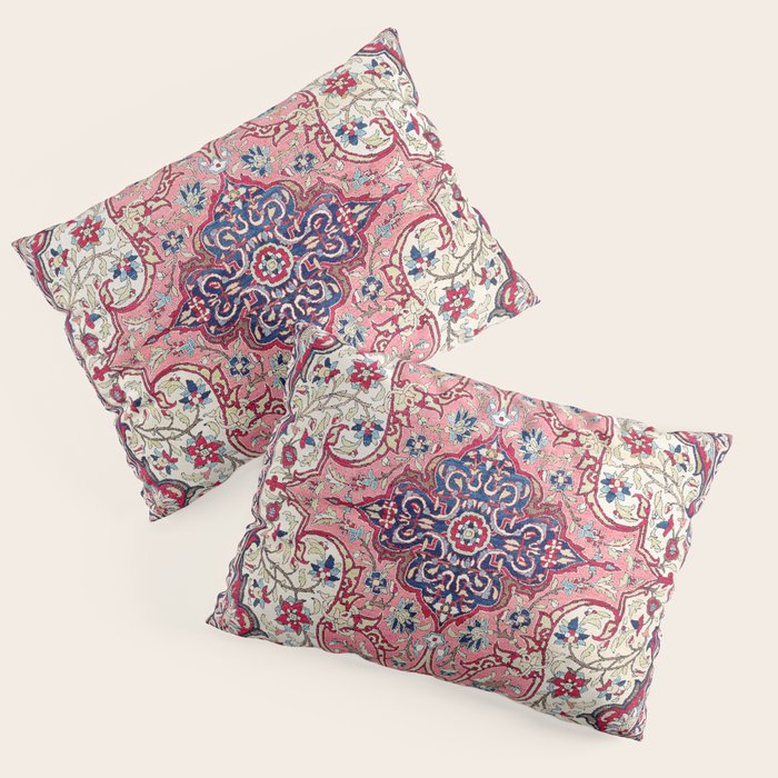 Bakhtiari West Central Persian Rug Print Pillow Sham Gallery Image 1