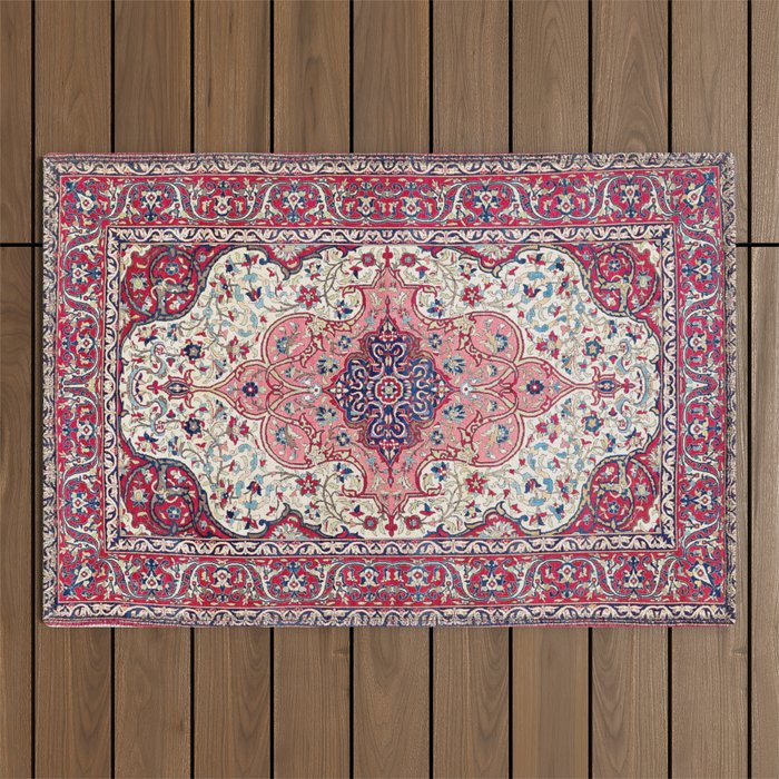 Bakhtiari West Central Persian Rug Print Outdoor Rug Gallery Image 1