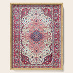 Bakhtiari West Central Persian Rug Print Serving Tray Gallery Image 1