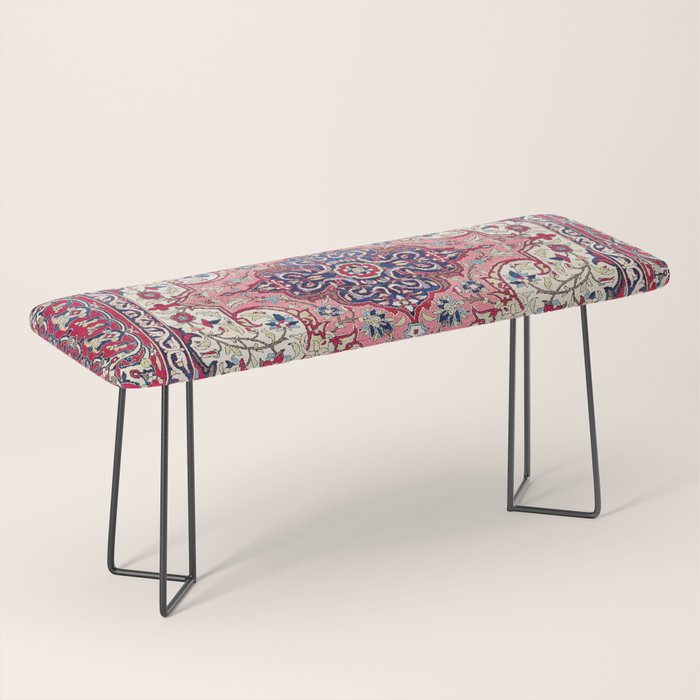 Bakhtiari West Central Persian Rug Print Bench Gallery Image 1