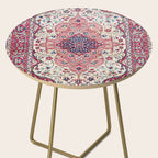 Bakhtiari West Central Persian Rug Print Side Table Gallery Image 2