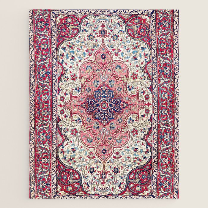 Bakhtiari West Central Persian Rug Print Jigsaw Puzzle Gallery Image 1