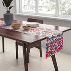 Bakhtiari West Central Persian Rug Print Table Runner Gallery Image 2