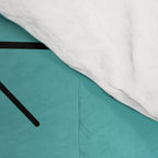 Turquoise Mid Century Modern Comforter Gallery Image 4