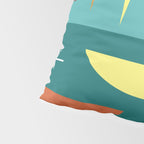 Turquoise Mid Century Modern Pillow Sham Gallery Image 4