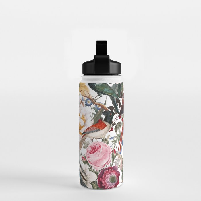Floral and Birds XXXV Water Bottle Gallery Image 2