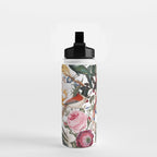 Floral and Birds XXXV Water Bottle Gallery Image 2