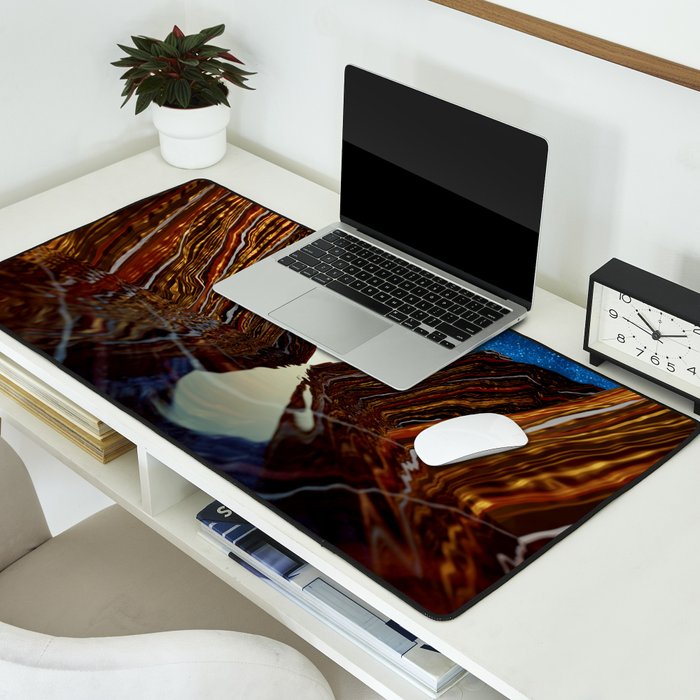 Moon Reflection Desk Mat Gallery Image 2