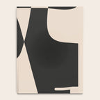 Modern Black And White Abstract Art 1 Notebook Gallery Image 4