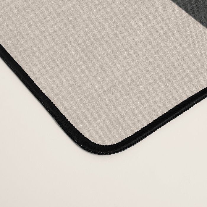 Modern Black And White Abstract Art 1 Desk Mat Gallery Image 4