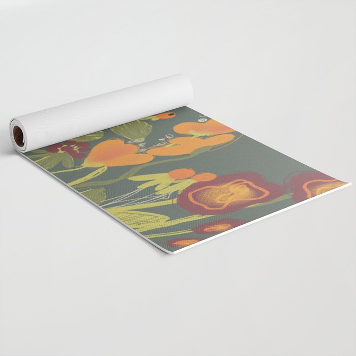 Meadow flowers Yoga Mat Gallery Image 2