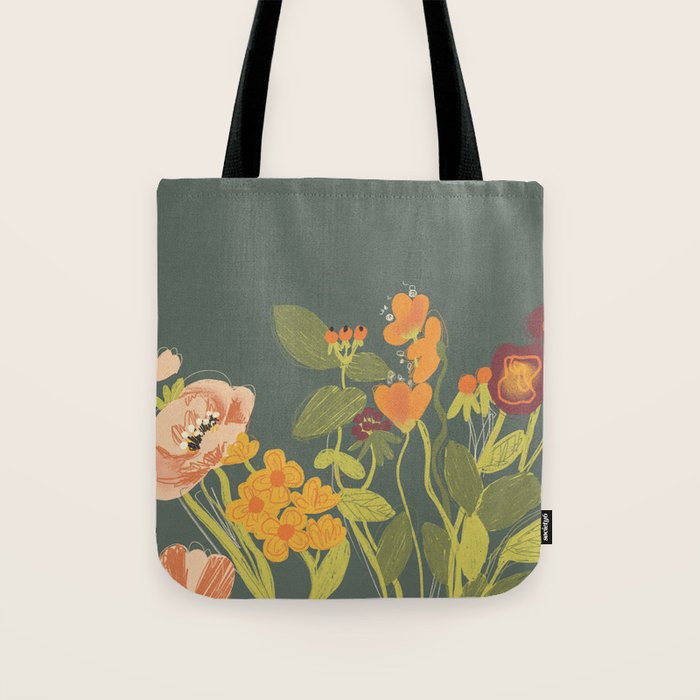 Meadow flowers Tote Bag Gallery Image 1