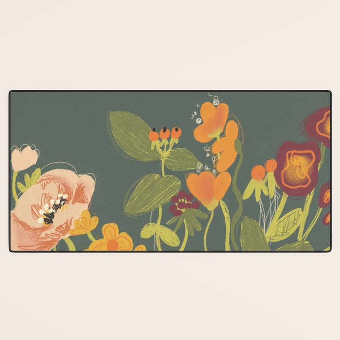Meadow flowers Desk Mat Gallery Image 3