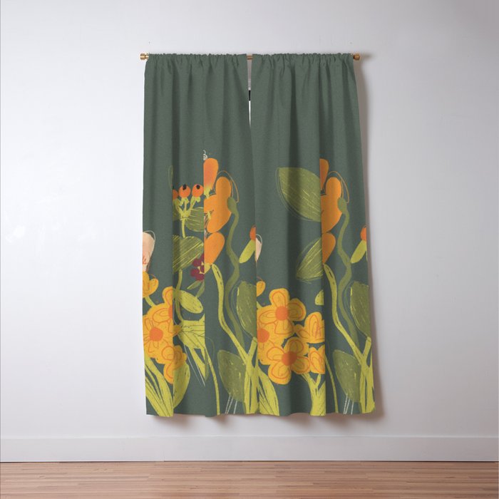 Meadow flowers Window Curtain Gallery Image 3