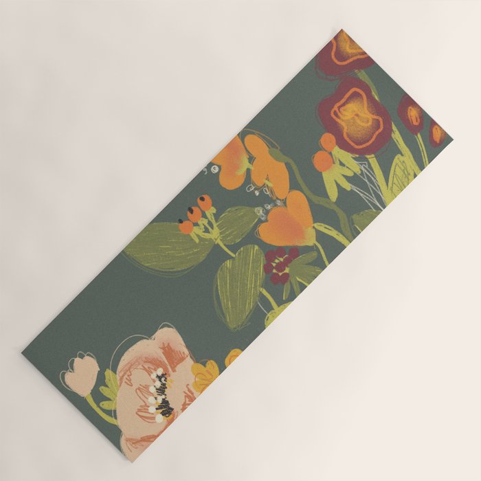 Meadow flowers Yoga Mat Gallery Image 1