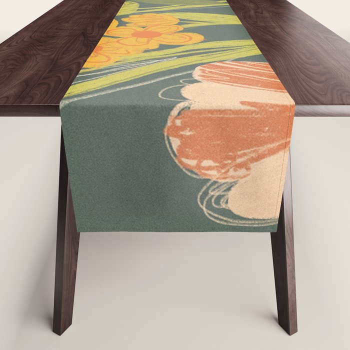 Meadow flowers Table Runner Gallery Image 1