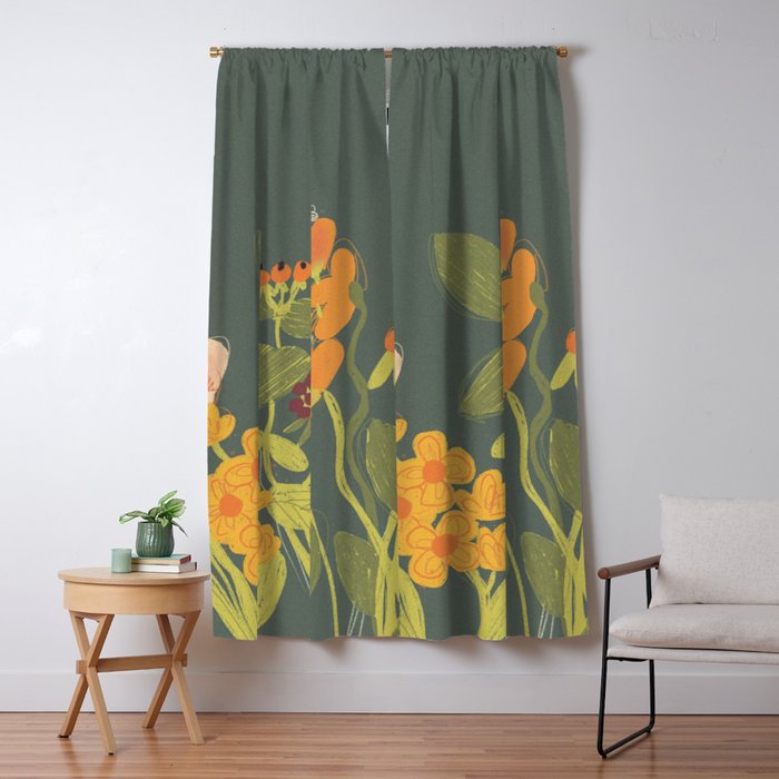 Meadow flowers Window Curtain Gallery Image 5
