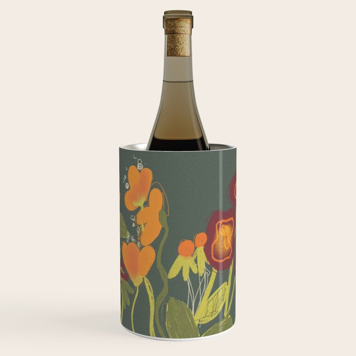 Meadow flowers Wine Chiller Gallery Image 3