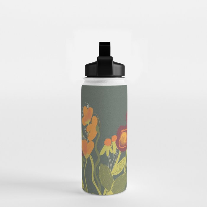 Meadow flowers Water Bottle Gallery Image 2