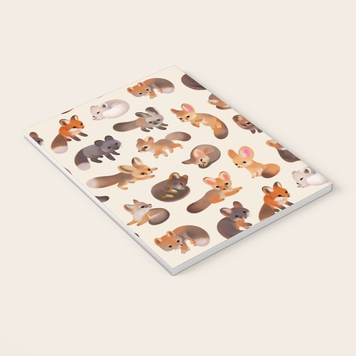 Foxes - beige Notebook Gallery Image 3