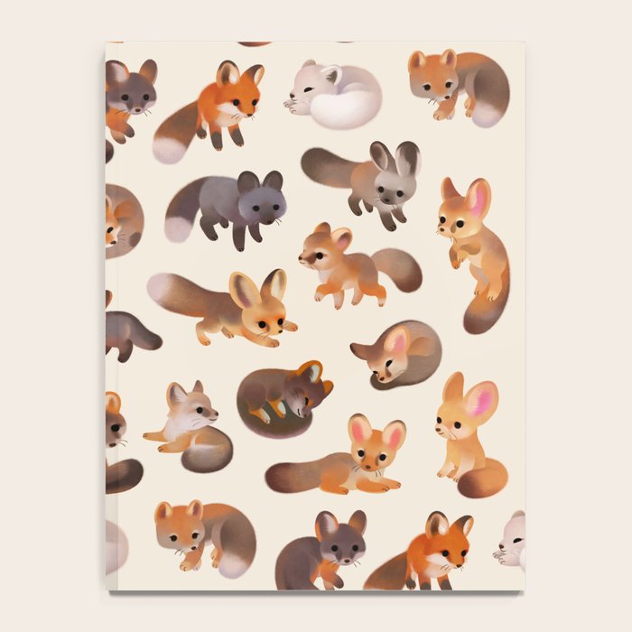 Foxes - beige Notebook Gallery Image 4