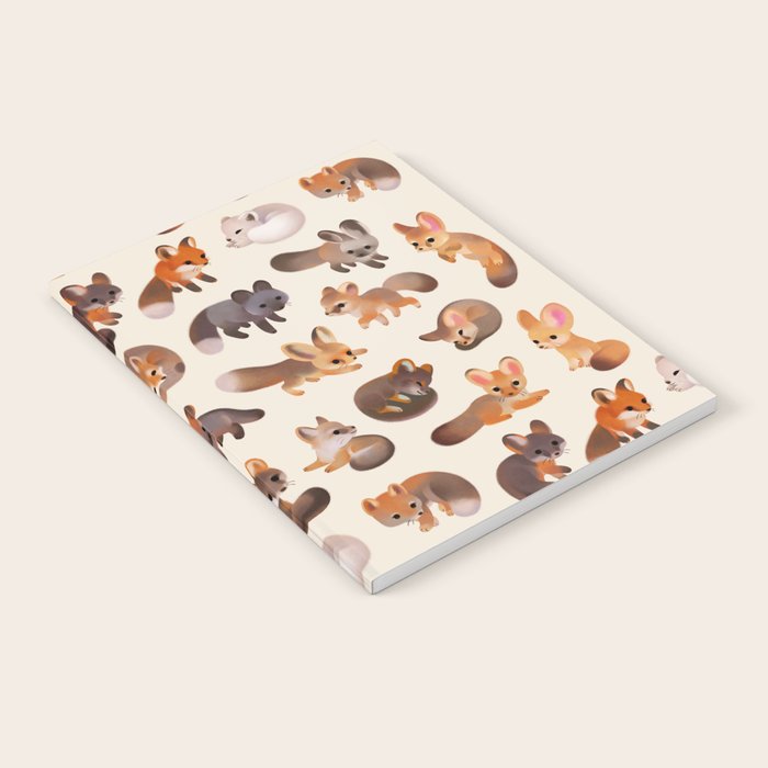 Foxes - beige Notebook Gallery Image 2